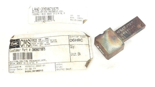 EWIE CO. A5QAU BUTTON, DAUTON PROGRESS, KDX #KDX BODY D=3/4"HL P, 3909071875