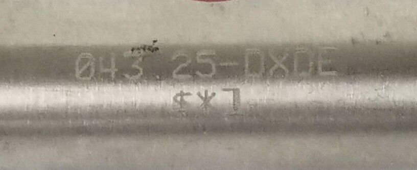 BIMBA 043.25-DXDE PNEUMATIC CYLINDER 04325DXDE