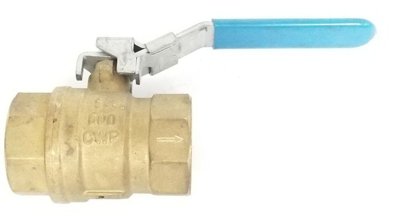 RUB 1-1/2 600 CWP BRASS BALL VALVE