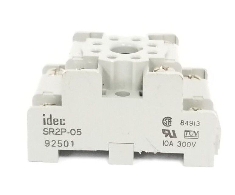 IDEC SR2P-05 RELAY SOCKET 10A 300V 84913 92501 SR2P05