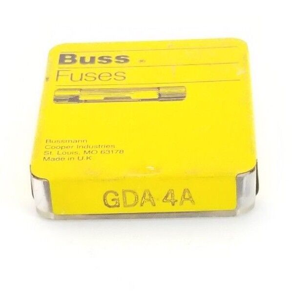 PACK OF 4 NEW COOPER BUSSMANN GDA-4A FUSES GDA4A