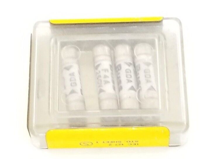 PACK OF 4 NEW COOPER BUSSMANN GDA-4A FUSES GDA4A
