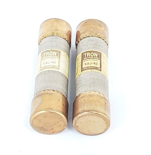 LOT OF 2 COOPER BUSSMANN KAJ-40 RECTIFIER FUSES KAJ40, 40A