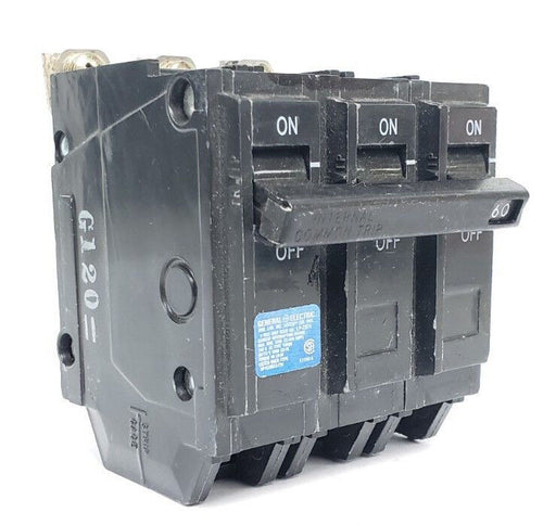 GENERAL ELECTRIC TYPE HACR CIRCUIT BREAKER, 3 POLE, 60A