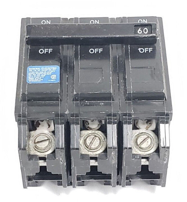GENERAL ELECTRIC TYPE HACR CIRCUIT BREAKER, 3 POLE, 60A