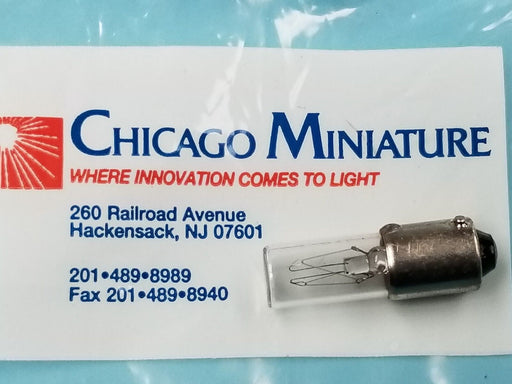 LOT OF 8 NEW CHICAGO MINIATURE 120MB LIGHTING LAMP BULBS INCANDESCENT