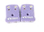 2 NEW SETS OF OMEGA 310 PURPLE MALE & FEMALE PLUGS