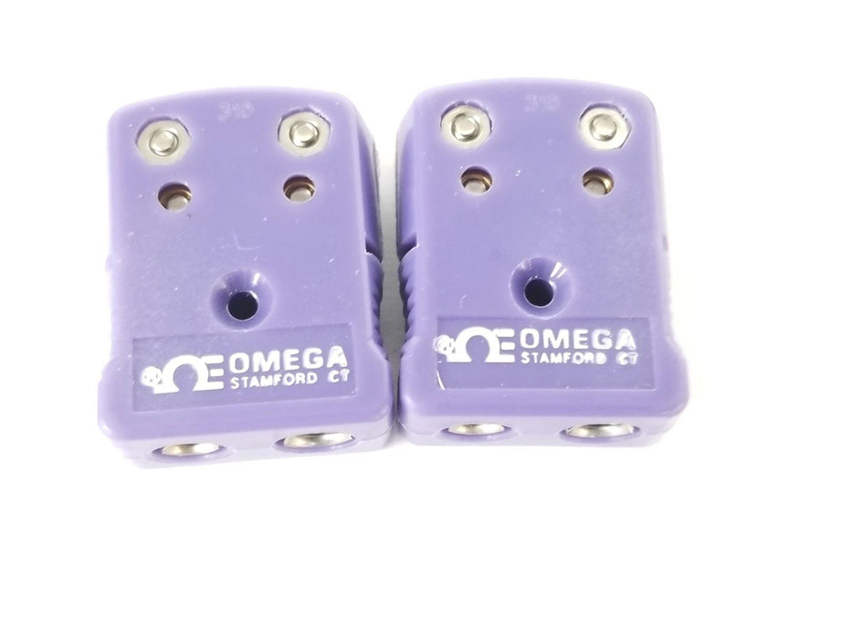 2 NEW SETS OF OMEGA 310 PURPLE MALE & FEMALE PLUGS