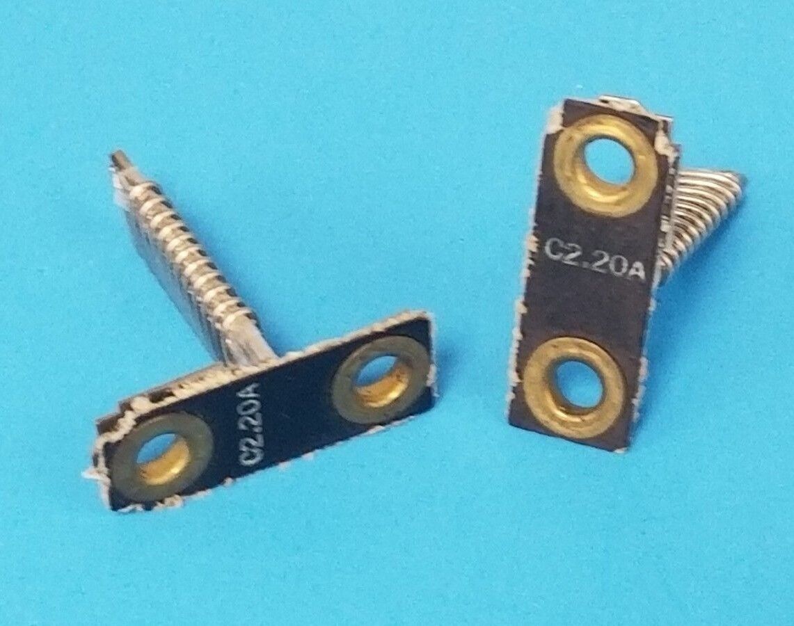 LOT OF 2 NEW GENERAL ELECTRIC C2.20A HEATER ELEMENTS C220A
