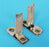 LOT OF 2 NEW GENERAL ELECTRIC C2.20A HEATER ELEMENTS C220A
