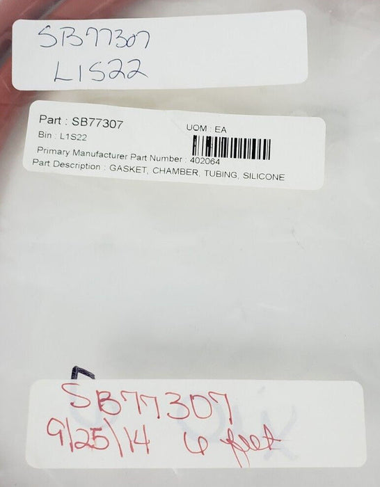 GENERIC SB77307 402064 SILICONE CHAMBER GASKET / TUBING, 6 FEET
