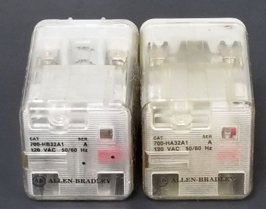 ALLEN BRADLEY 700-HA32A1 SER. A & 700-HB32A1 SER. A RELAYS 120VAC