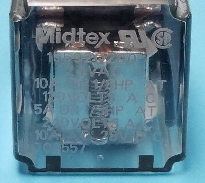 MIDTEX 15592Q200 RELAY 24VAC
