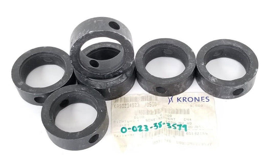 LOT OF 6 NEW KRONES 0-023-38-357-9 DN40 / NW 40 EPDM GASKETS 60192166 0023383579
