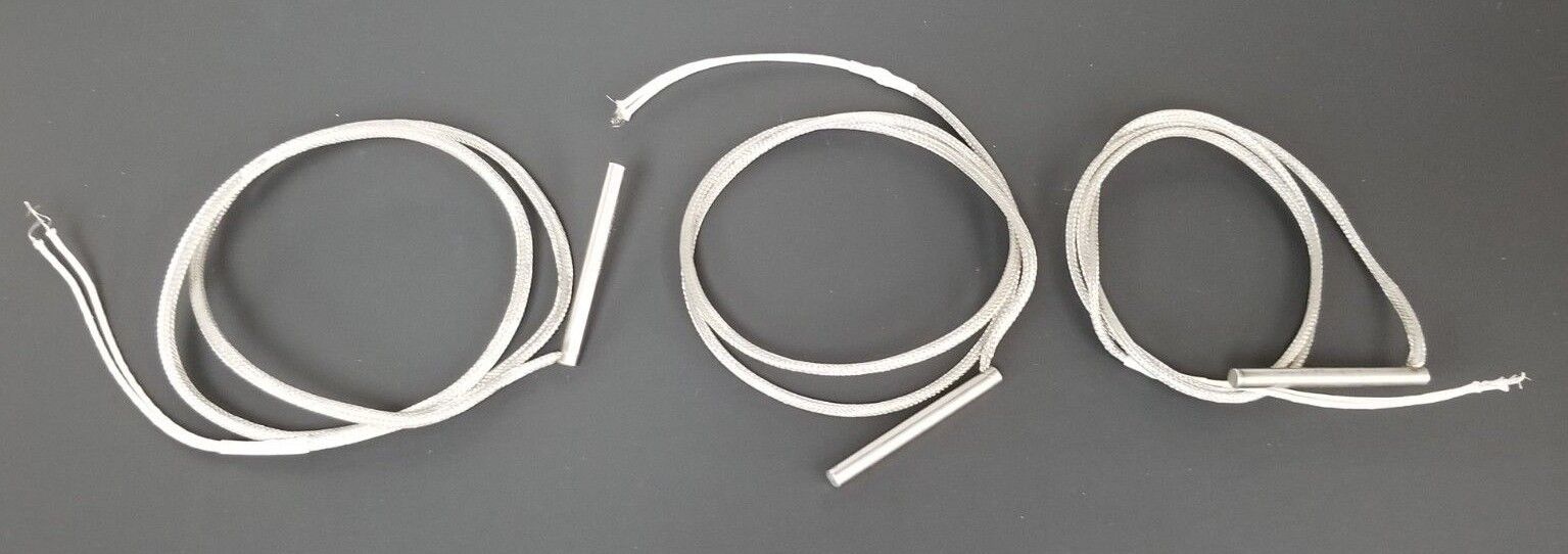 LOT OF 3 OGDEN MXEE02A3040 HEATER CARTRIDGES 353D-T, 100W, 120V