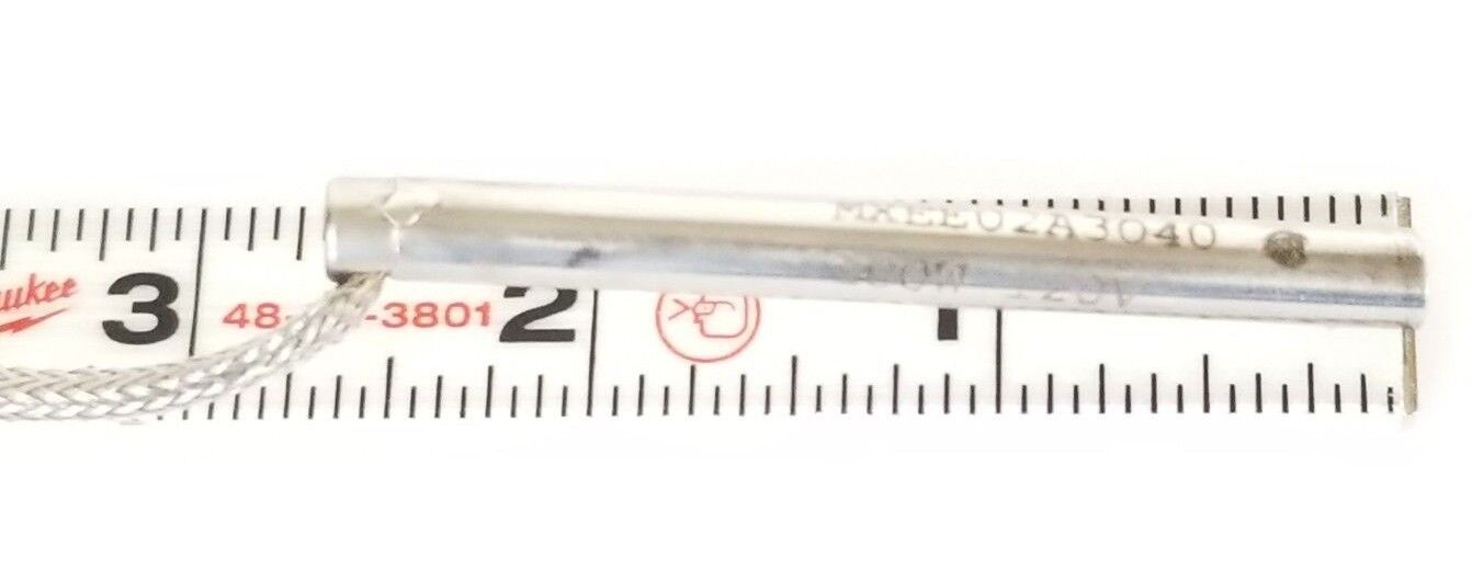 LOT OF 3 OGDEN MXEE02A3040 HEATER CARTRIDGES 353D-T, 100W, 120V