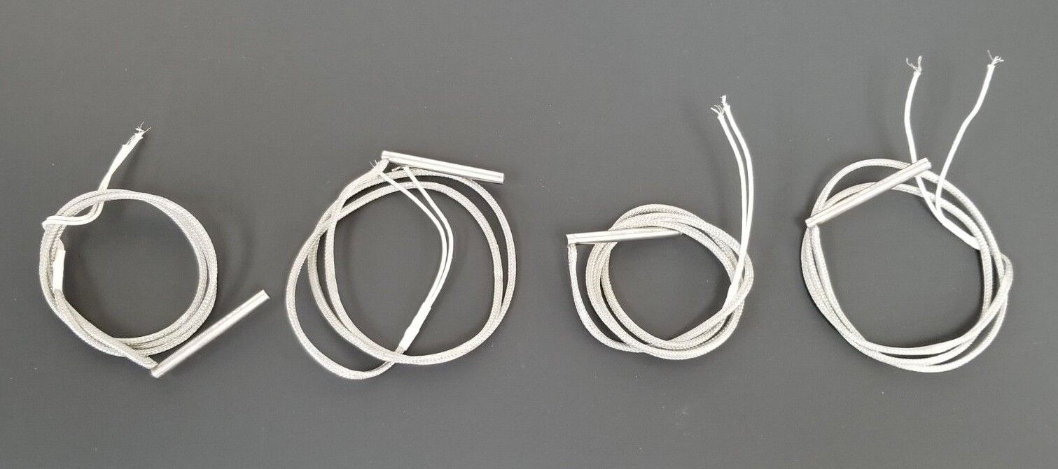 LOT OF 4 OGDEN MXEE02A3040 HEATER CARTRIDGES 100W, 120V, 173E-T