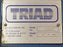 TRIAD CONTROLS INC. TR-72-AC-AU LIGHT CURTAIN 72'' TR72ACAU (REPAIRED)