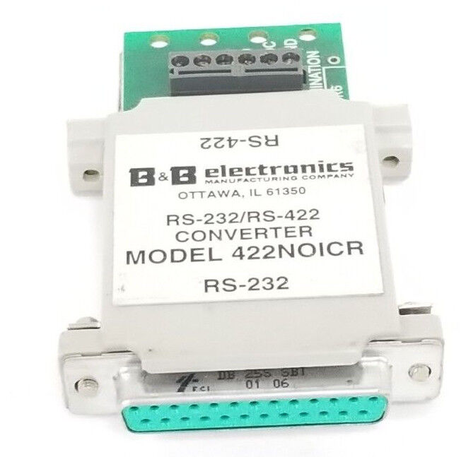 B & B ELECTRONICS 422NOICR RS-232/RS-422 CONVERTER