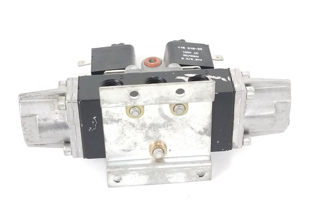 INGERSOLL RAND ARO E212SD-120-A VALVE E SERIES W/ (2) 116 218-33 COILS 8.5/6.9VA