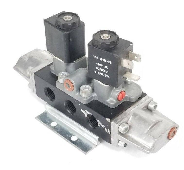 INGERSOLL RAND ARO E212SD-120-A VALVE E SERIES W/ (2) 116 218-33 COILS 8.5/6.9VA