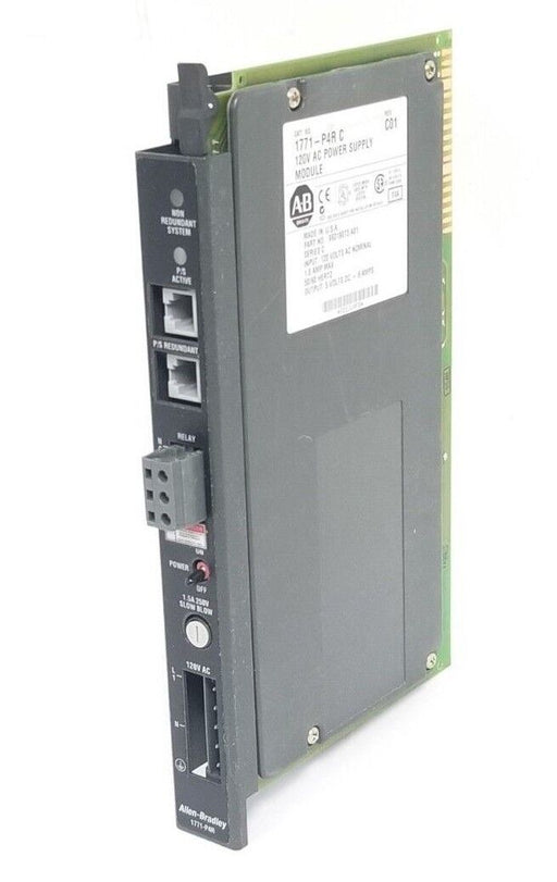 ALLEN BRADLEY 1771-P4R C POWER SUPPLY 120V AC MODULE, REV. C01, 96219073 A01