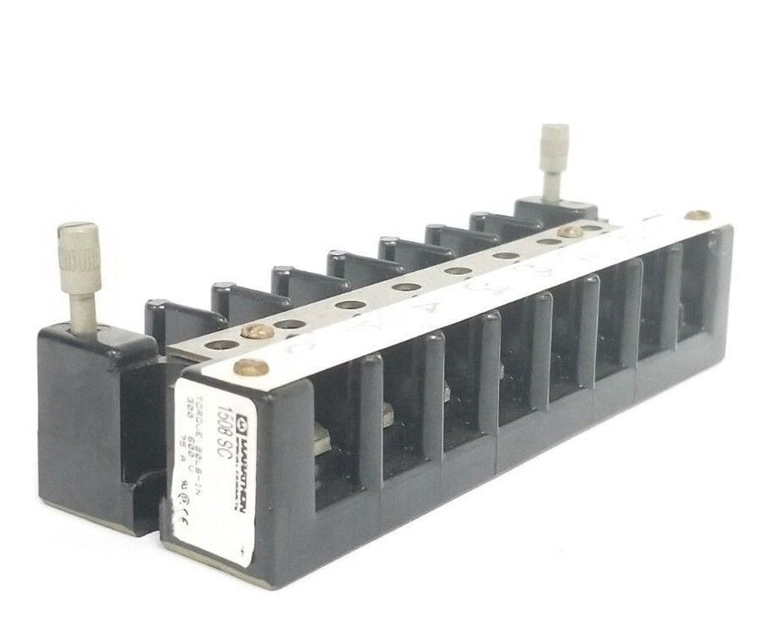 MARATHON SPECIAL PRODUCTS 1508SC BARRIER TERMINAL BLOCK, 600V, 75A