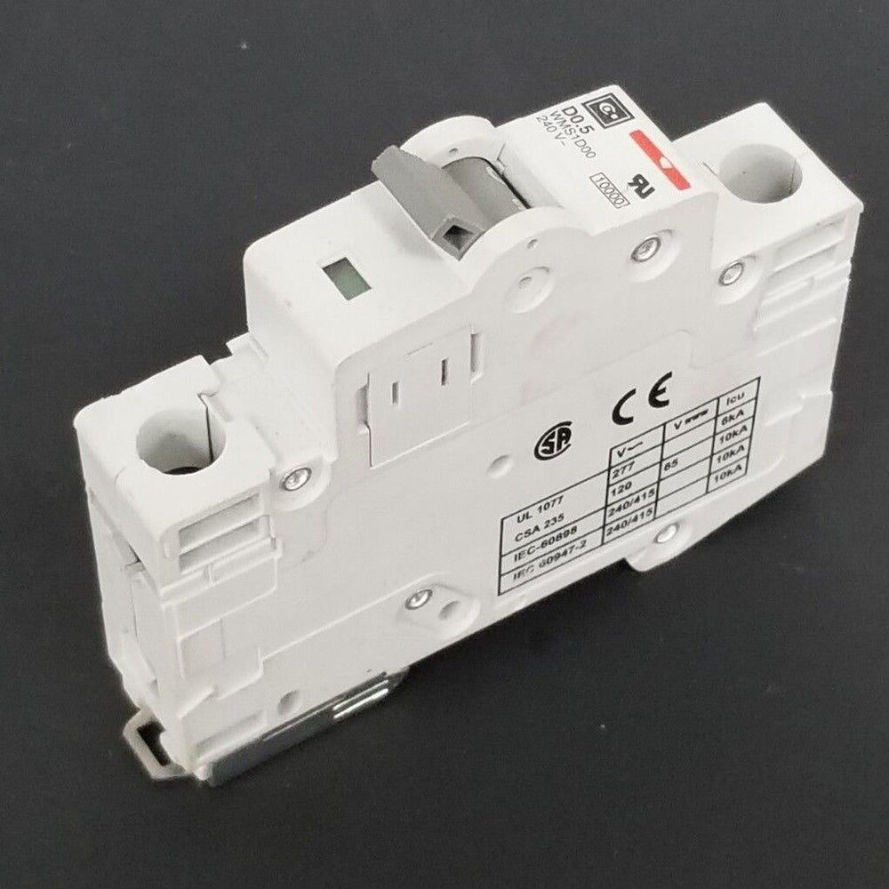CUTLER-HAMMER WMS1D00 CIRCUIT BREAKER 0.5A, 240V, 1P, D0.5