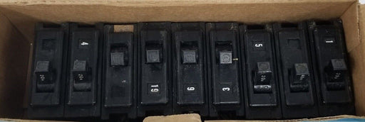 LOT OF 9 ITE EQ-P CIRCUIT BREAKERS 20A, 1P, 240V, EQ-P820