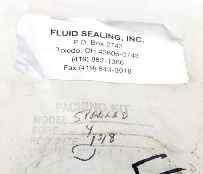 NEW FLUID SEALING INC SPABLRD AIR SEAL PACKING KIT 1-3/8" X 4" *INCOMPLETE*