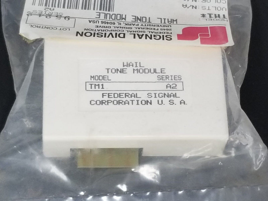 NIB FEDERAL SIGNAL TM1 WAIL TONE MODULE SER. A2