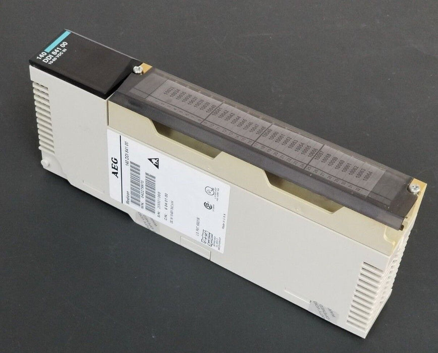 AEG / MODICON 140 DDI 841 00 INPUT MODULE 042279970 C/N: 6 04 01 00 10-60V