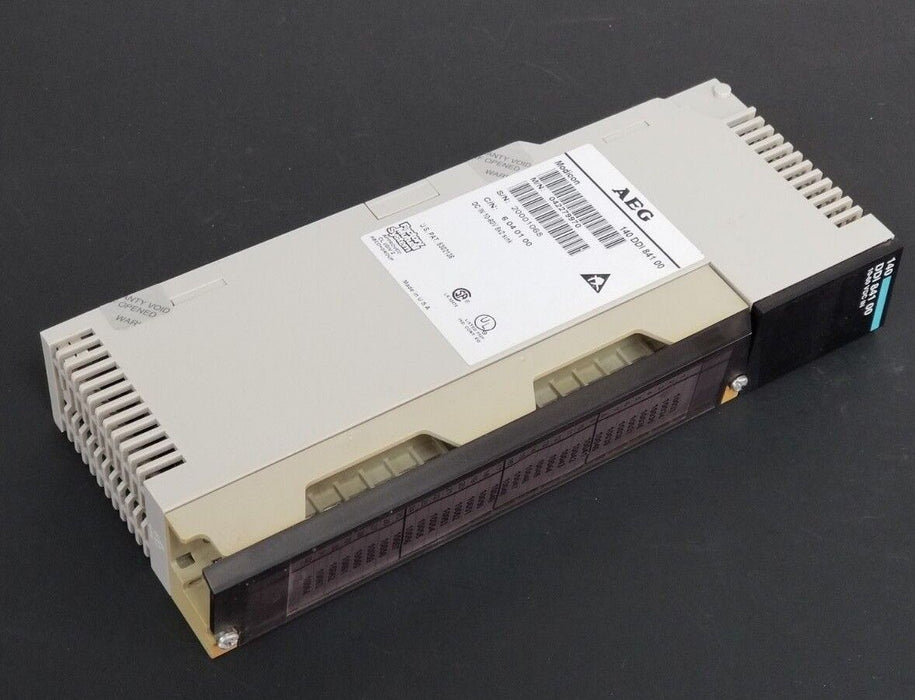 AEG / MODICON 140 DDI 841 00 INPUT MODULE 042279970 C/N: 6 04 01 00 10-60V