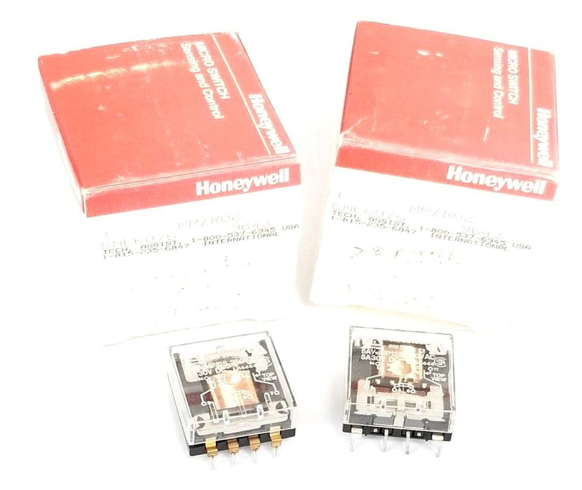 LOT OF 2 NIB HONEYWELL MPZR02 RELAYS EMC6076 9643 NC2D-JP-DC48V