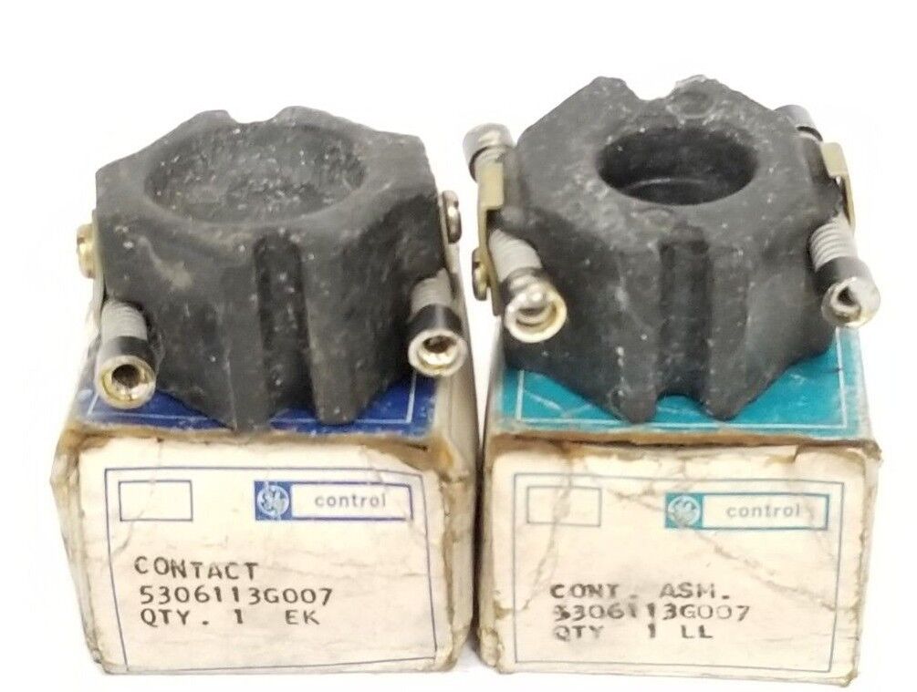 LOT OF 2 NIB GENERAL ELECTRIC 5306113G007 CONTACTS