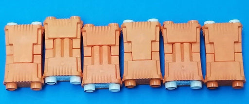 LOT OF 6 NEW IDEAL MODEL: 102 BALLAST DISCONNECTS 6A-600V