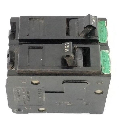 LOT OF 2 MURRAY UNDERWRITERS MP115 CIRCUIT BREAKERS EX-89, 47544, STYLE MP, 15A