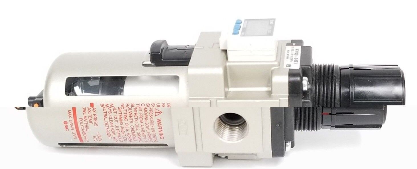 NEW SMC AW40-04E1 FILTER REGULATOR 0.05-0.85MPA W/ ISE35-N-25-M PRESSURE SWITCH