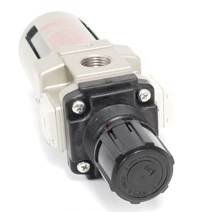 NEW SMC AW40-04E1 FILTER REGULATOR 0.05-0.85MPA W/ ISE35-N-25-M PRESSURE SWITCH