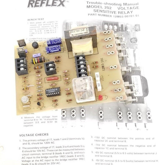 NEW FENNER INDUSTRIAL CONTROLS 12M3-101 VOLTAGE SENSOR BOARD 12M3101