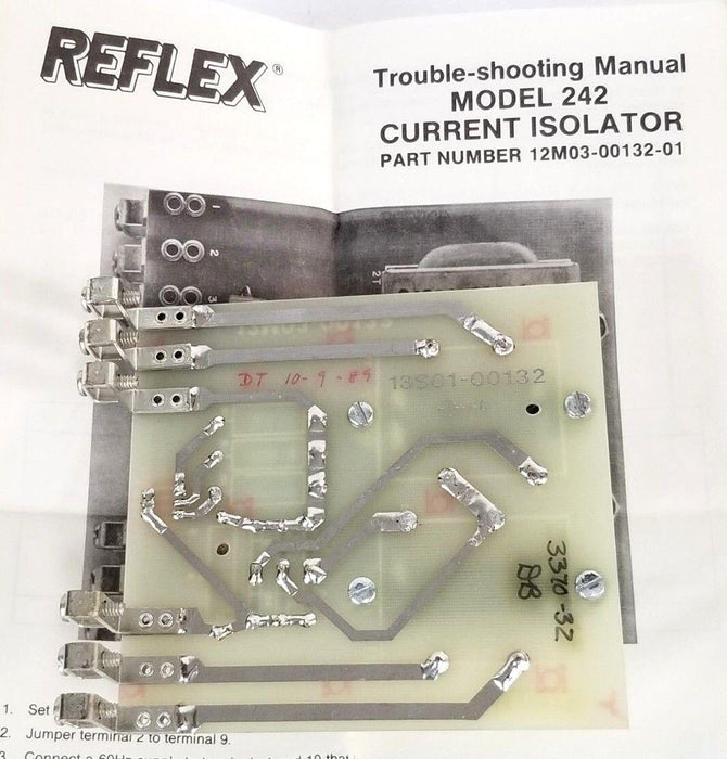 NIB REFLEX INC. 12M03-00132 CURRENT ISOLATOR BOARD 5A/2V 12M0300132