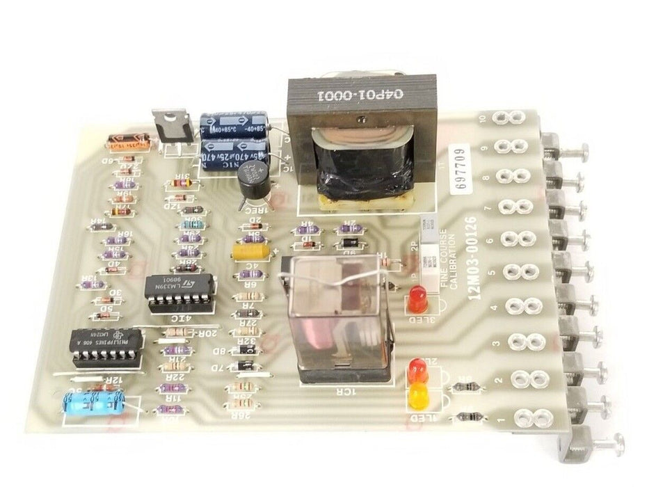 NIB FENNER INDUSTRIAL CONTROLS 12M03-00126 TACH LOSS AND OVERSPEED BOARD