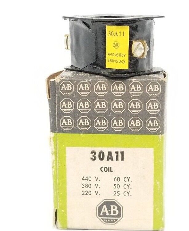 NIB ALLEN BRADLEY 30A11 COIL 440V 60CY, 380V 50CY, 220V 25CY