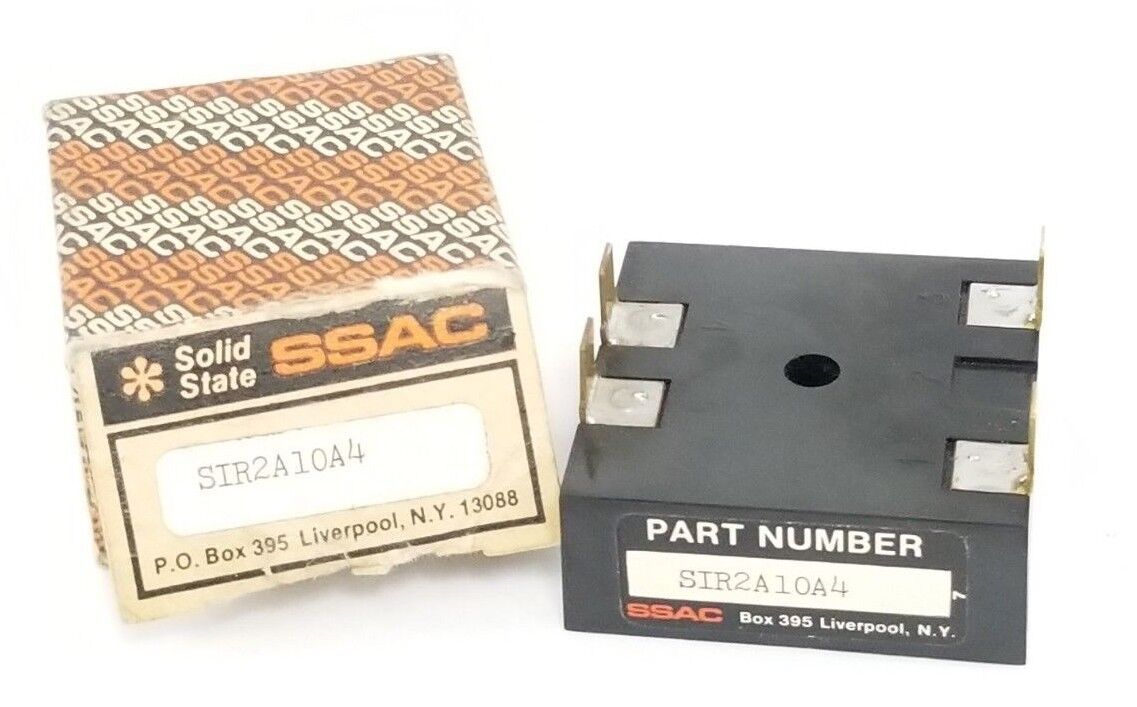 SSAC SIR2A10A4 SOLID STATE RELAY-ISOLATED