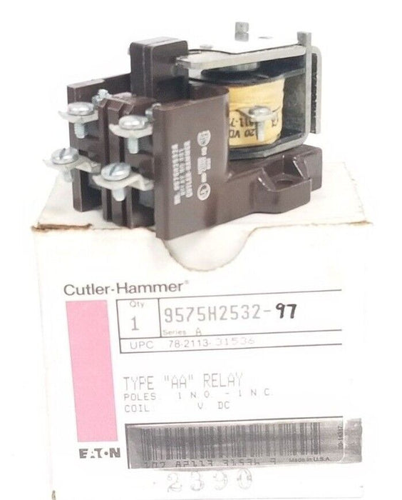 NIB CUTLER-HAMMER 9575H2532-97 TYPE "AA" RELAY COIL 120V, 9575H253297