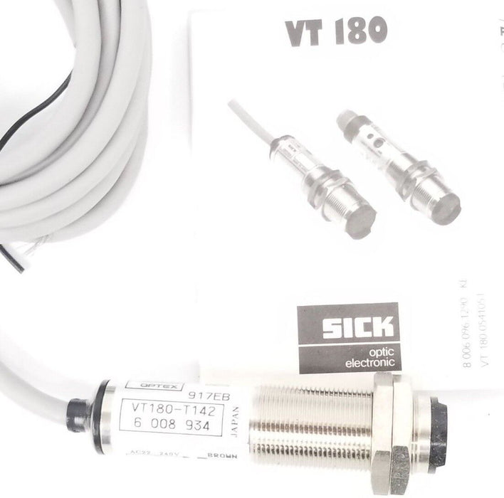 NIB SICK OPTIC VT180-T142 PROXIMITY SWITCH VT180T142, 6 008 934, 6008934