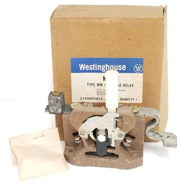 NIB WESTINGHOUSE MW-31 TYPE MW OVERLOAD RELAY MW31, 456D918G18