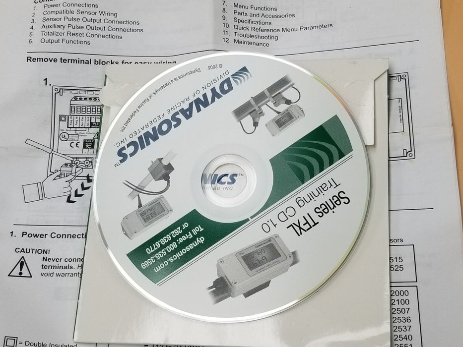 DYNASONICS MODEL TFXL FLOW METER BOARD & READOUT KIT 3809 0110 D020-1045-XXX