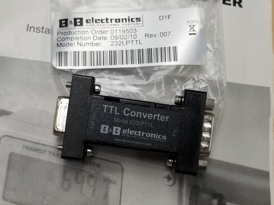 DYNASONICS MODEL TFXL FLOW METER BOARD & READOUT KIT 3809 0110 D020-1045-XXX