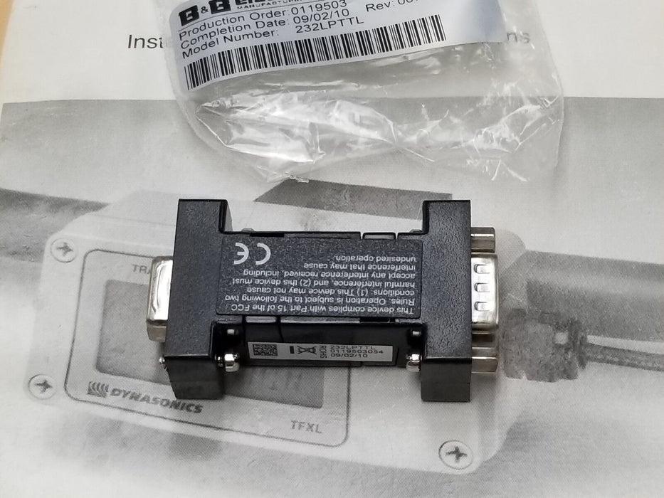 DYNASONICS MODEL TFXL FLOW METER BOARD & READOUT KIT 3809 0110 D020-1045-XXX